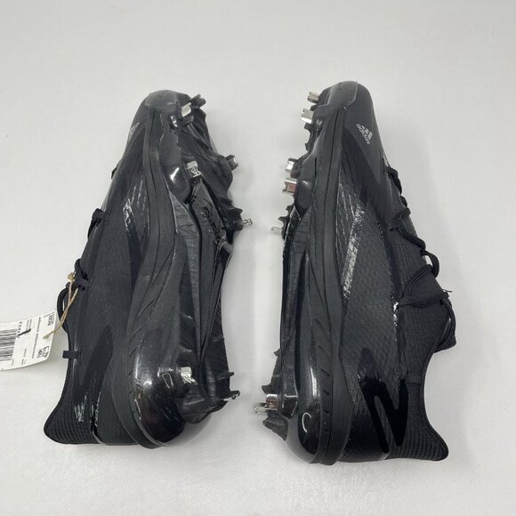 Adidas Adizero Afterburner 9 Cleats Mens‎ 8 Black Baseball Shoes New FZ4217 - Picture 7 of 11